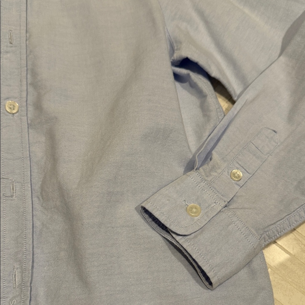 Jacadi Kids Light Blue Button-Up Shirt, size 8 - Picture 5 of 6